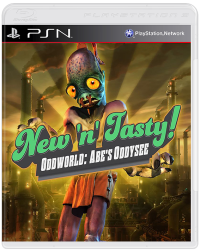 Oddworld New 'n Tasty Playstation 3 US box art